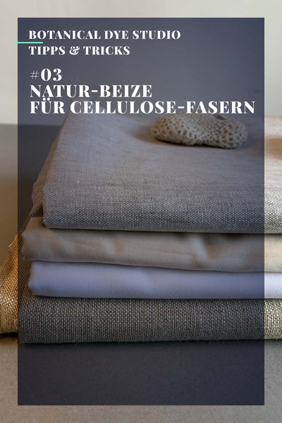 Botanical Dye Studio #03: Beize für Cellulose-Fasern
