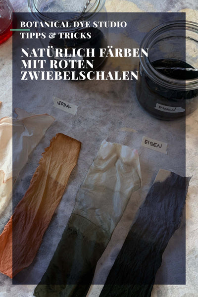 Botanical Dye Tutorial: Rote Zwiebelschalen