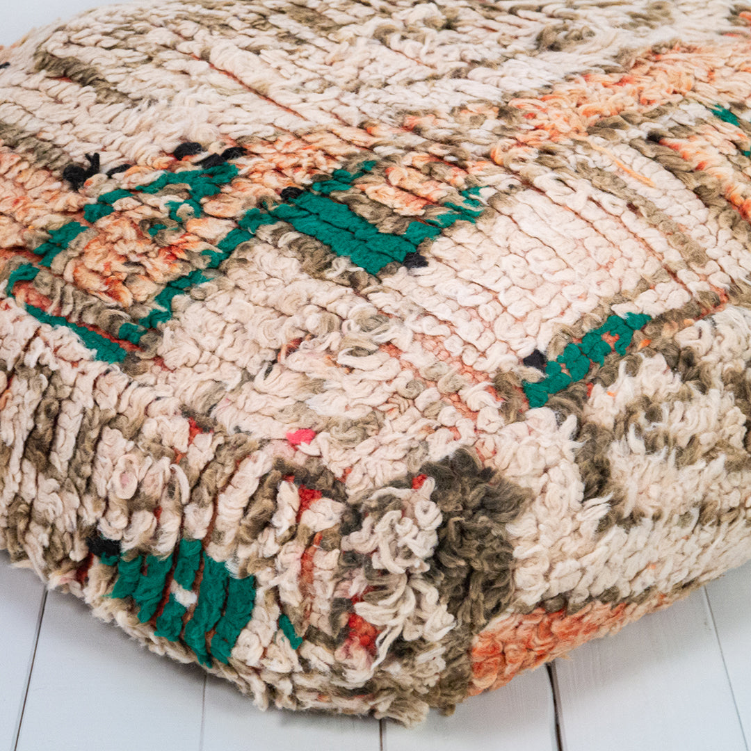 Vintage Kelim Pouf #2 - DAINTY DYSTOPIA