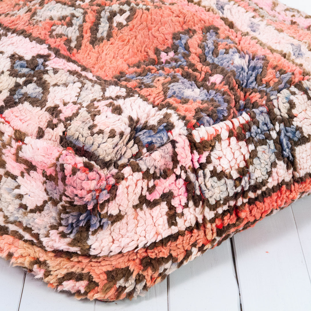 Vintage Kelim Pouf #3 - DAINTY DYSTOPIA